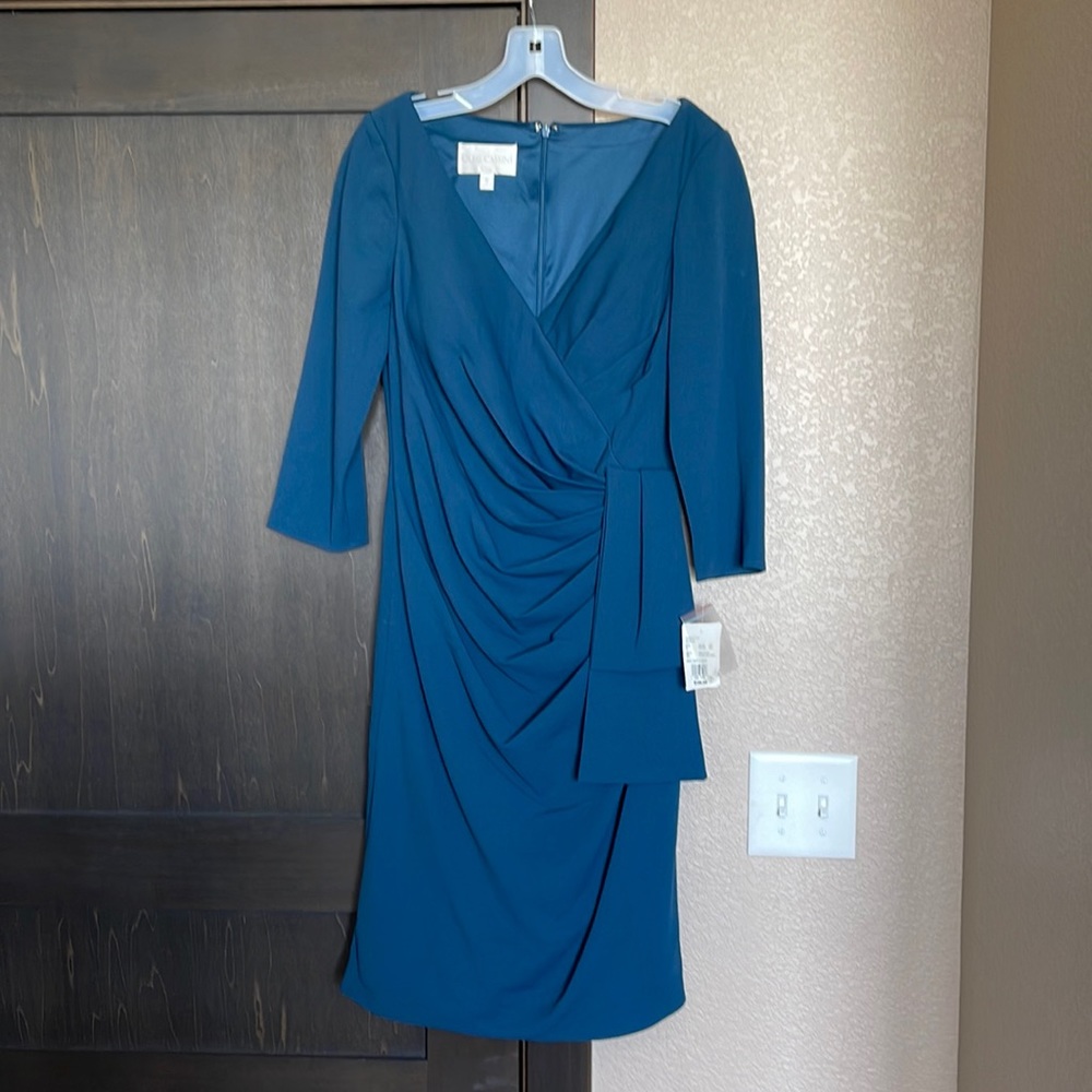 Mother of the Bride Dress // Peacock Blue // NWT